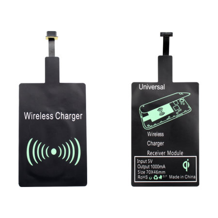 Ultra Thin Micro USB Android Qi Wireless Charging Adapter
