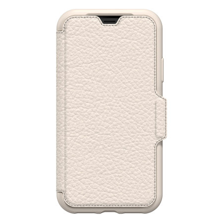 OtterBox Strada Folio iPhone XS Leather Wallet Case - Soft Opal