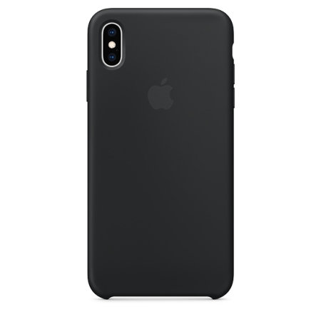 Funda iPhone XS Max Oficial Apple de Silicona - Negra