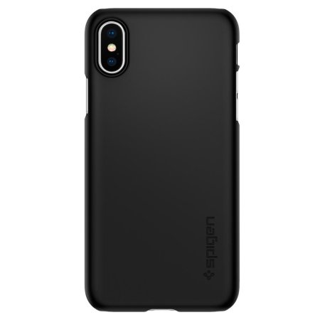 Spigen Thin Fit iPhone XS Shell Skal - Svart