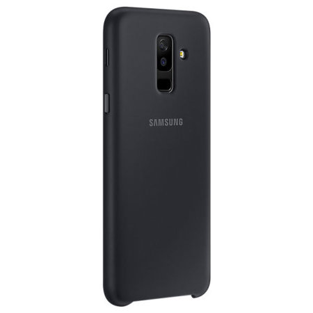 In zicht Regelmatigheid toelage Official Samsung Galaxy A6 Plus 2018 Dual Layer Cover Case - Black