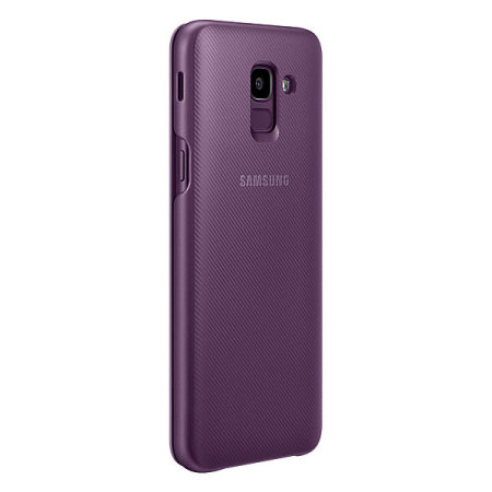 Wallet Cover officielle Samsung Galaxy J6 2018 – Violet