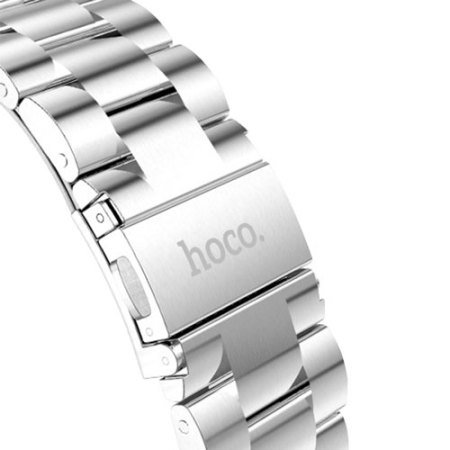 Hoco Apple Watch 4 Stainless Steel Strap - 44mm - Silver