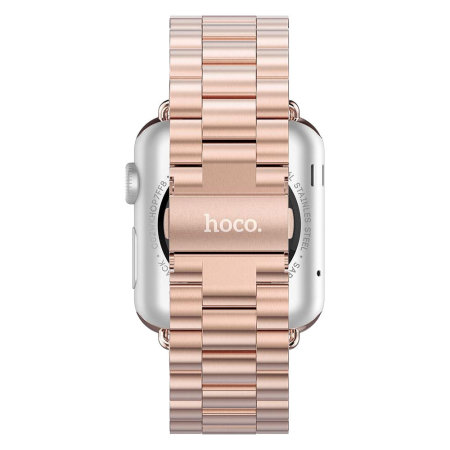 Hoco Apple Watch 4 Stainless Steel Strap - 44mm - Rose Gold