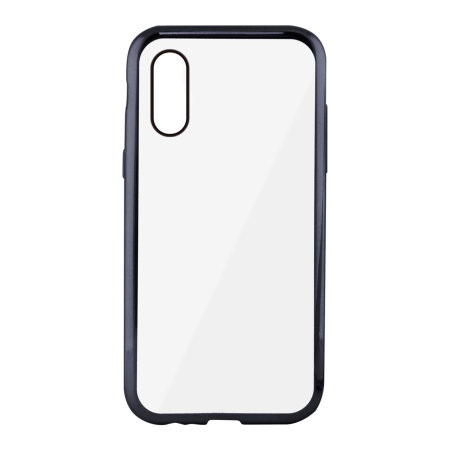 ksix metal flex iphone xs max bumper case - grey