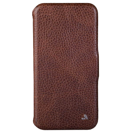 Vaja Folio iPhone XS Max Premium Leather Case - Brown
