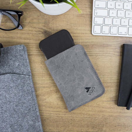 Vaja Top Flip iPhone XS Premium Leather Flip Case - Black