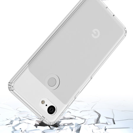 Olixar ExoShield Tough Snap-on Google Pixel XL 3 Case - Crystal Clear