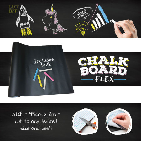 Echo Three Chalkboard Flex - Self Adhesive Vinyl