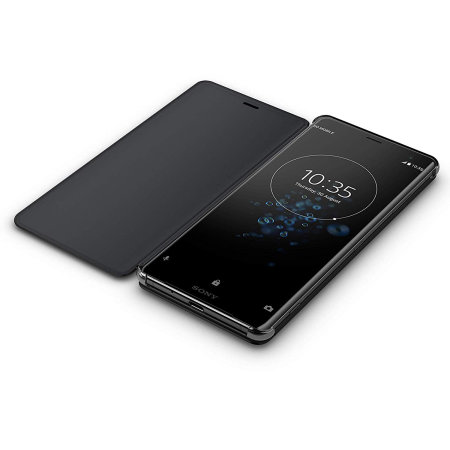 Official Sony Xperia XZ3 SCSH70 Style Cover Stand Case - Black
