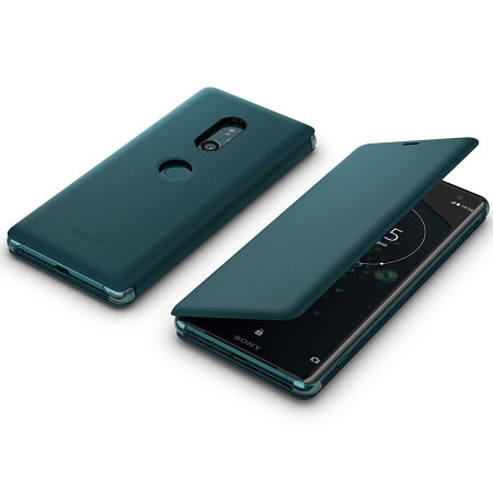 Housse officielle Sony Xperia XZ3 Style Cover Stand SCSH70 – Vert
