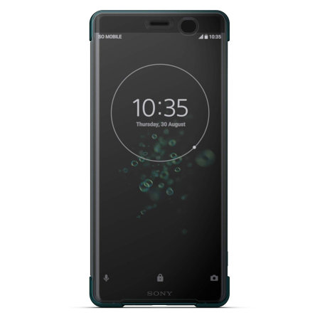 Official Sony Xperia XZ3 SCTH70 Style Cover Touch Case - Green