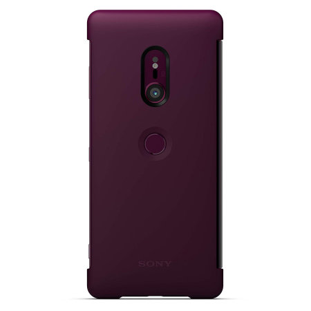 Official XZ3 SCTH70 Style Cover Touch Case Bordeaux Red