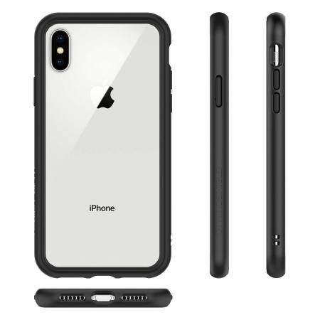 RhinoShield CrashGuard iPhone XS Max Protective Bumper Case - Black