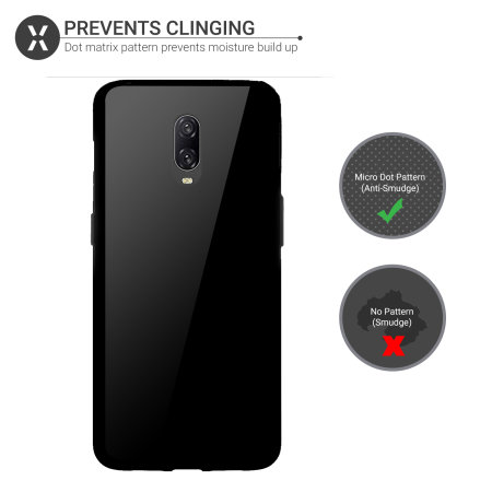Olixar FlexiShield OnePlus 6T Gel Case - Solid Black