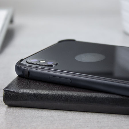 Olixar Helix 360 iPhone X Bumper Case & Screen Protectors - Grey
