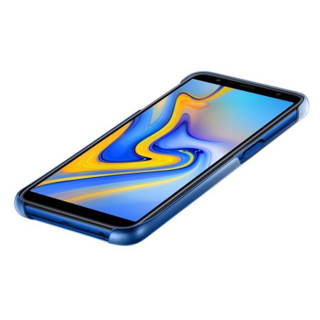 Officieel Samsung Galaxy J6 Plus Gradation Cover Case - Blauw