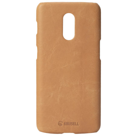 Krusell Sunne OnePlus 6T Leather Case - Vintage Nude