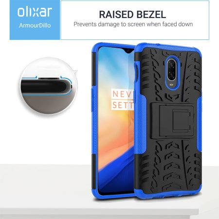 Olixar ArmourDillo OnePlus 6T Protective Case - Blue