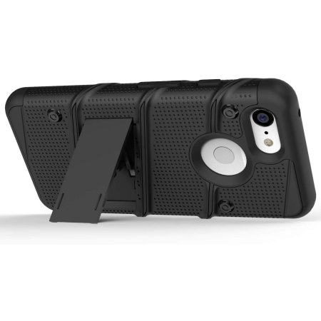 Zizo Bolt Google Pixel 3 Tough Case & Screen Protector - Black