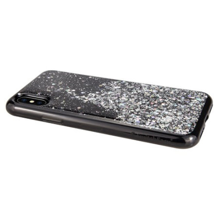 SwitchEasy Starfield iPhone XS Glitter Case - Black