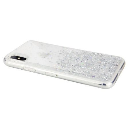 SwitchEasy Starfield iPhone XS Glitter Case - Clear