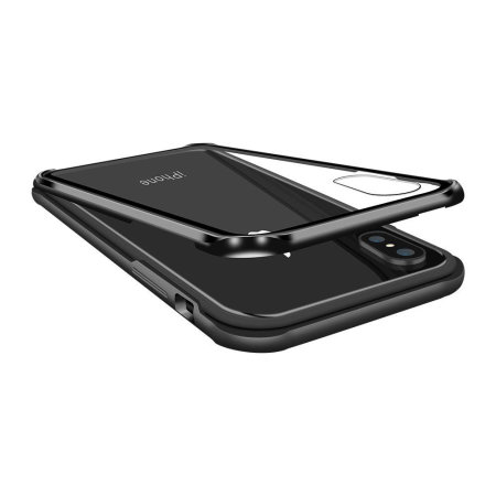 switcheasy iglass iphone xs max bumper case - black