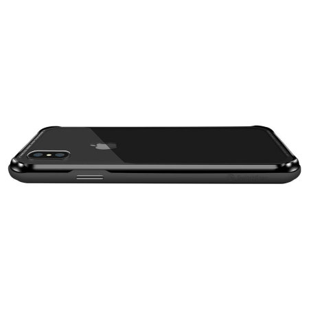 switcheasy iglass iphone xs max bumper case - black