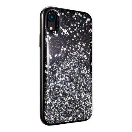 Coque iPhone XR SwitchEasy Starfield – Scintillante – Noir