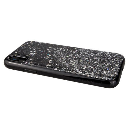 SwitchEasy Starfield iPhone XR Glitzerhülle - Schwarz