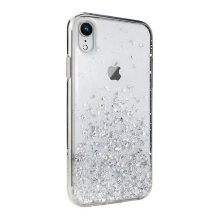 SwitchEasy Starfield iPhone XR Glitter Case - Clear