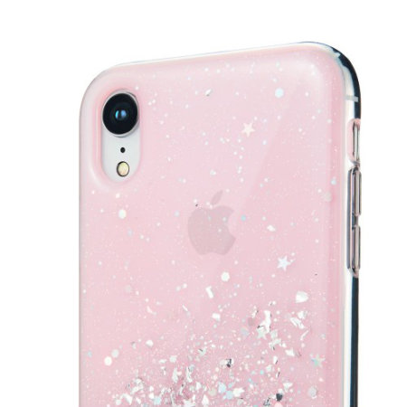 SwitchEasy Starfield iPhone XR Glitter Case - Pink