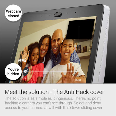 Olixar Anti-Hack Webcam Hülle für Amazon Echo Show (2nd Gen)