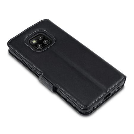 Olixar Huawei Mate 20 Pro Genuine Leather Wallet Case - Black