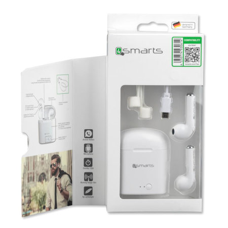 4Smarts 2play Eara True Wireless Bluetooth Stereo Kopfhörer - Weiß
