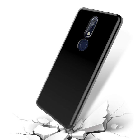 Olixar FlexiShield Nokia 7.1 Case- Solid Black