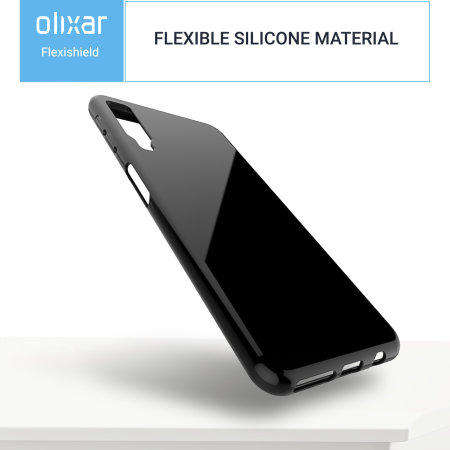 Olixar FlexiShield Samsung Galaxy A7 2018 Gelskal - Svart