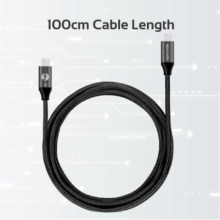 Promate USB-C to USB-C ThunderLink C20 Armoured Cable - 100W