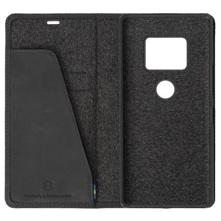 Krusell Sunne Huawei Mate 20 Folio 2 Card Wallet Case - Black