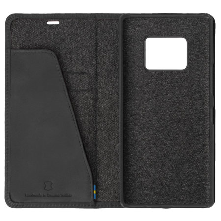 Krusell Sunne 2 Card Huawei Mate 20 Pro Folio Wallet Case - Black