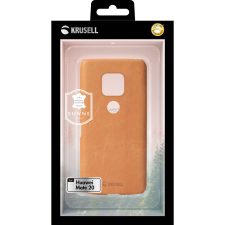 Krusell Sunne Huawei Mate 20 Premium Leather Slim Case - Nude