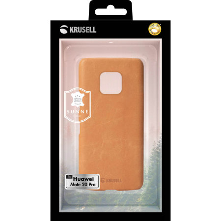 Krusell Sunne Huawei Mate 20 Pro Leather Case - Nude
