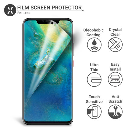 Olixar Huawei Mate 20 Pro Film Screen Protector 2-in-1 Pack
