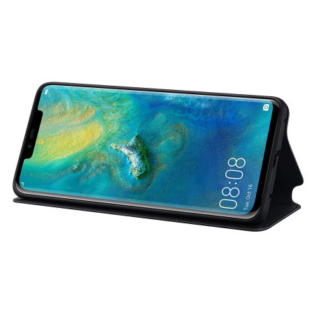 Official Huawei Mate 20 Pro Wallet Cover Case - Black