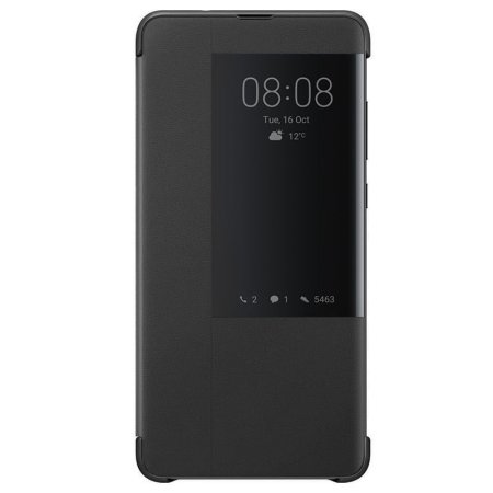 Official Huawei Mate 20 Smart View Flip Case - Black