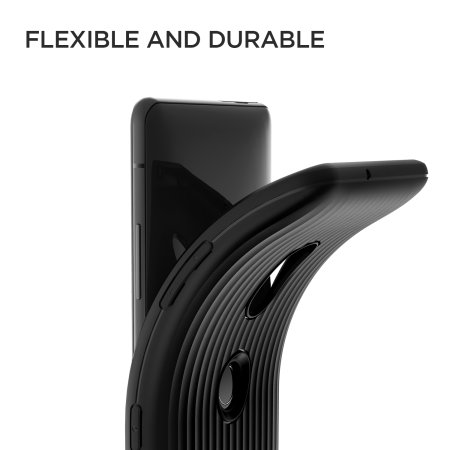 Coque Sony Xperia XZ3 VRS Design Single Fit Label – Coque fine – Noir