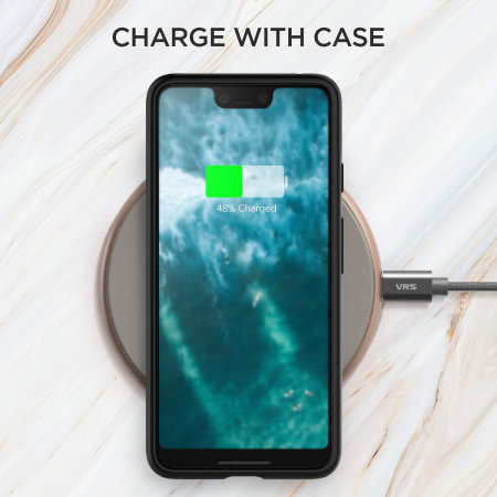 VRS Design Single Fit Label Google Pixel 3 XL Case - Black