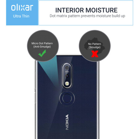 Olixar Ultra-Thin Nokia 7.1 Gel Case - Clear