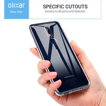 Olixar Ultra-Thin Nokia 7.1 Gel Case - Clear