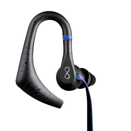 Veho ZS-3 Water-Resistant Sports Earphones With Mic - Black / Blue